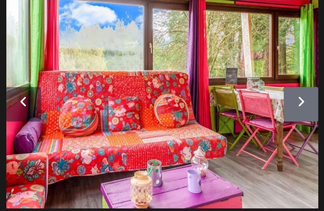 Yourte Mongole Et Cabane Houffalize Zewnętrze zdjęcie